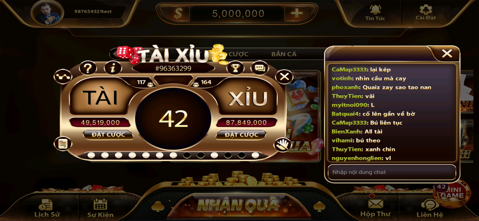 Display of various live casino games available on the 747live platform.
